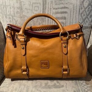 Dooney and Bourke Large Florentine Satchel - Mustard